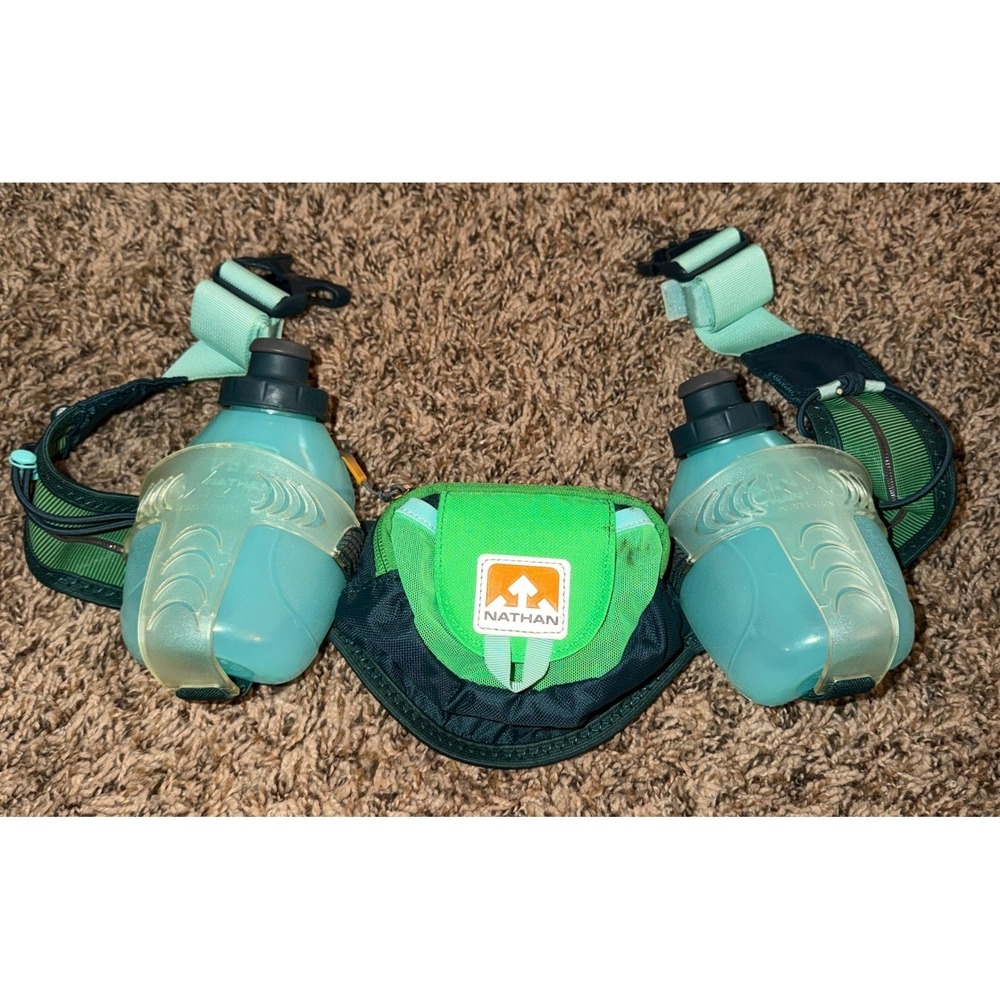 Nathan Sports TrailMix Green Hydration Belt Hiking & outdoors